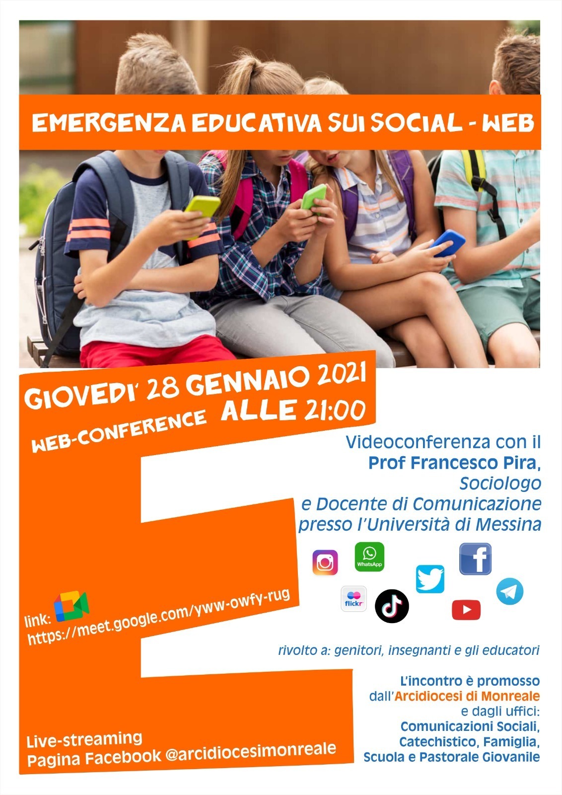 EMERGENZA EDUCATIVA SUI SOCIAL-WEB PER GENITORI, INSEGNANTI ED EDUCATORI.