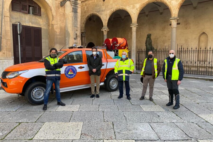 Inaugurato  il nuovo mezzo assegnato dal Dipartimento di Protezione civile all’Associazione OVERLAND.