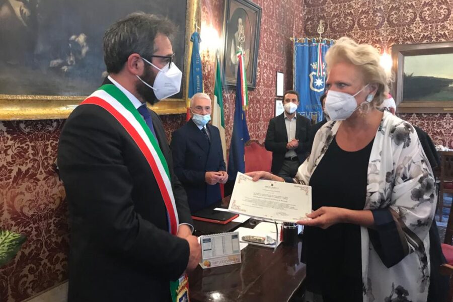 Conferita la cittadinanza onoraria alla Principessa Beatrice di Borbone delle Due Sicilie