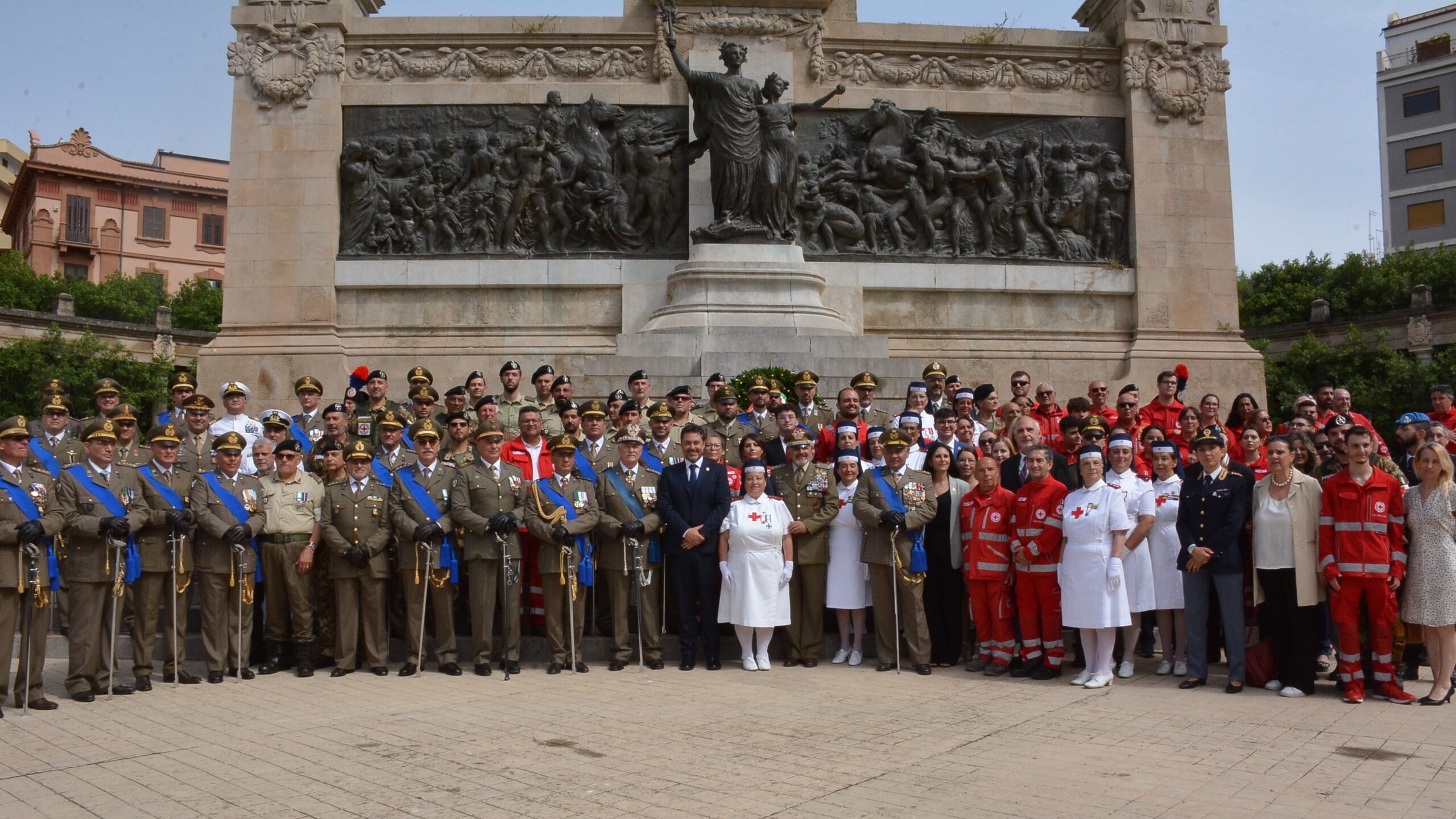 Cerimonia celebrativa del 158° anniversario del Corpo Militare Volontario della Croce Rossa italiana