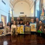 MONREALE: Estemporanea di Pittura “Notte Unesco”Il sindaco Arcidiacono consegna gli attestati agli studenti del Liceo D’Arte