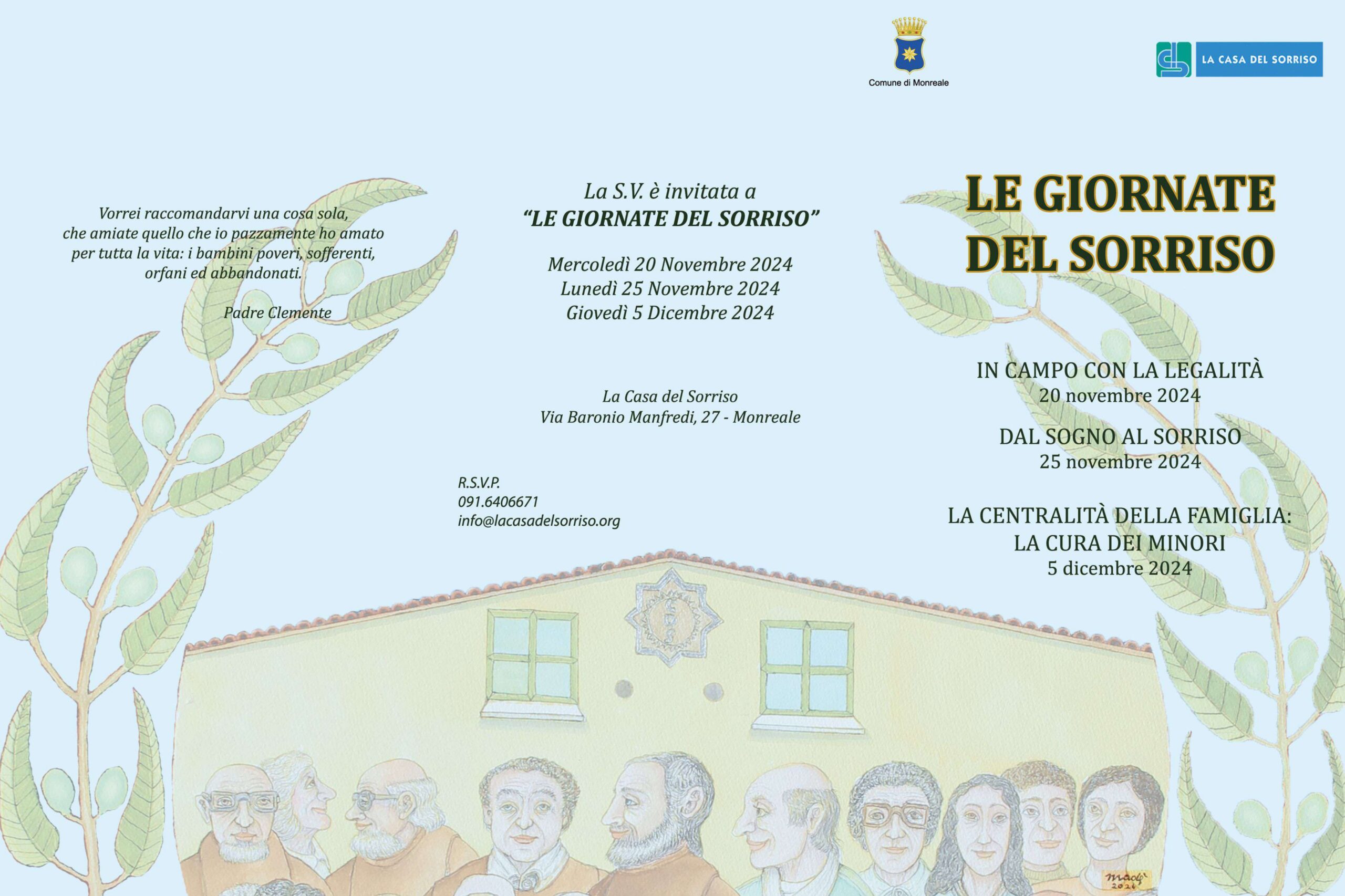 La Casa del Sorriso,presenta “Le Giornate del Sorriso”, con un programma ricco di eventi e convegni.