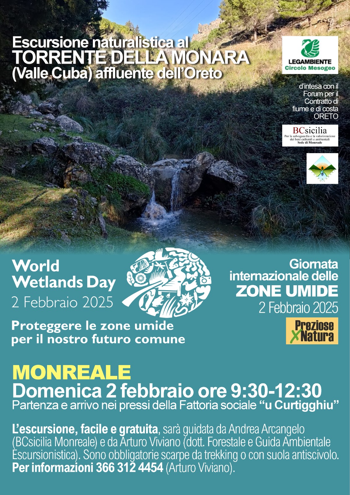 L’Associazione BCSicilia organizza escursione al torrente della Monara, conosciuto anche come “U vadduni a Monica”